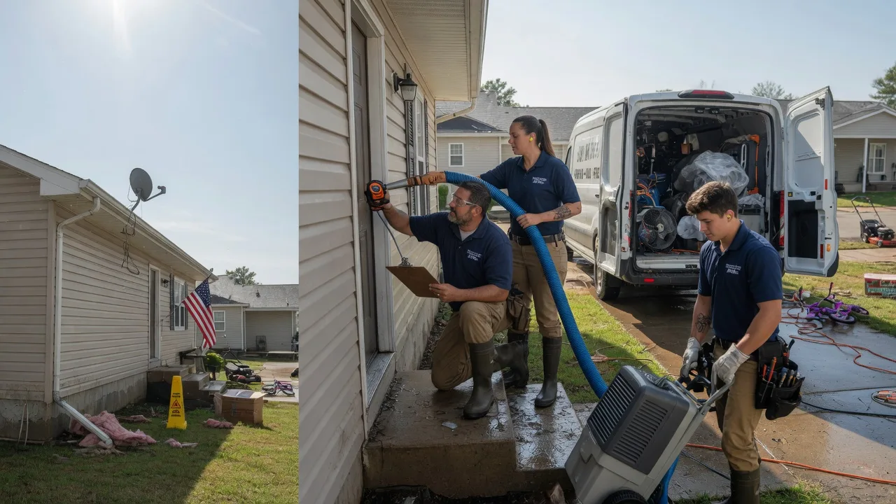 Ceiling Water Damage Restoration in Piasa, IL near me